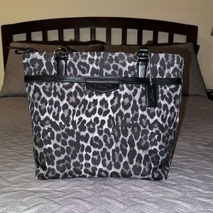 Coach Leopard Tote Handbag